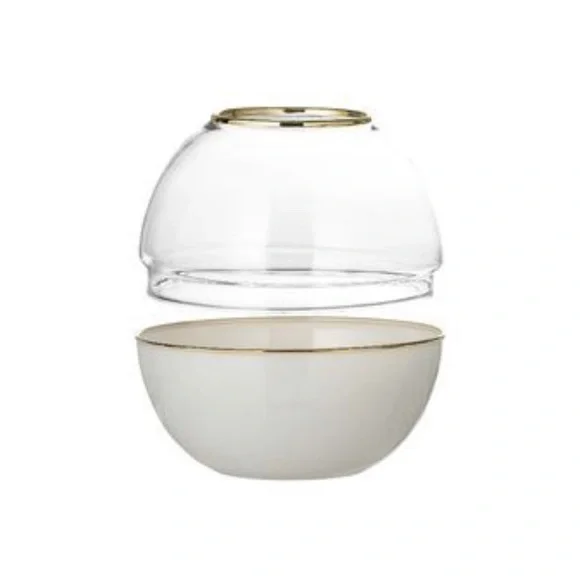 Bloomingville Elegant Dome Glass Vase - Picture 2 of 5